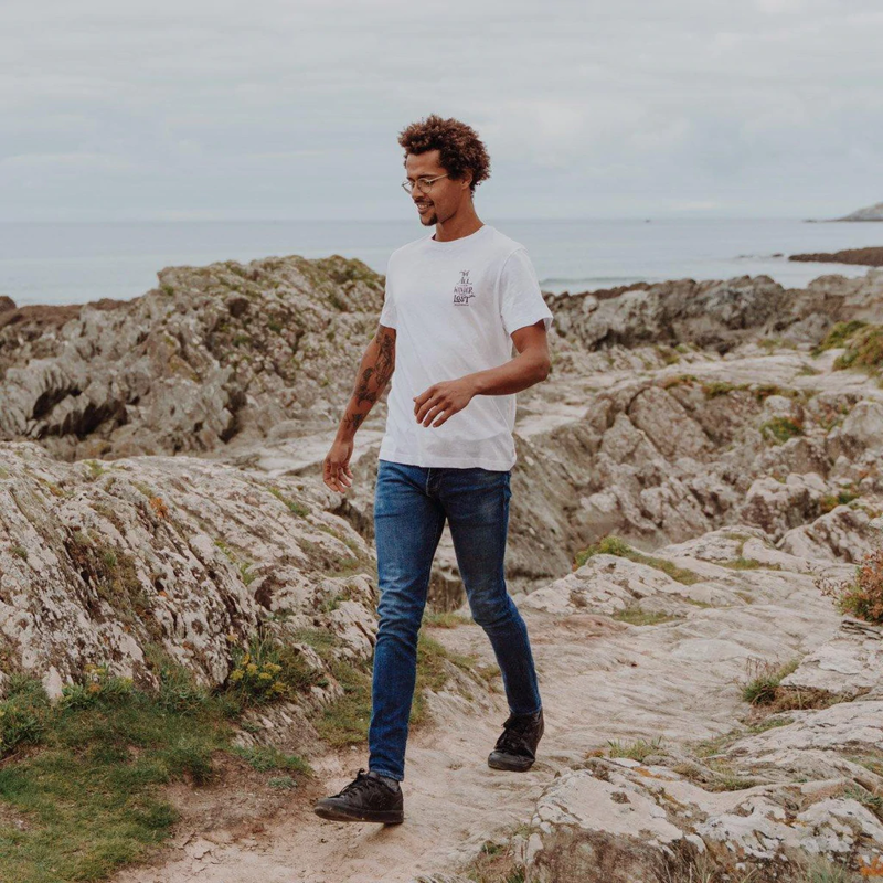 Saltrock Men's Lost Ships SS Tee - White-6